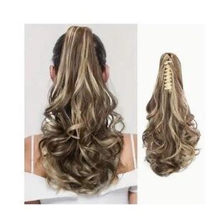 Elegant Brown and Blonde Hair Extension